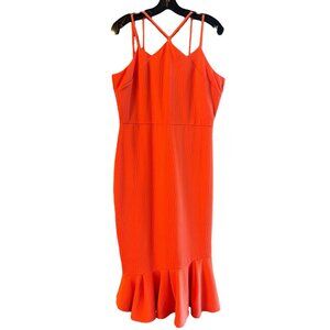 Coral Mermaid Halter Dress